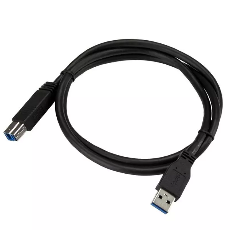 StarTech.com 1 m (3 pėd.) sertifikuotas SuperSpeed USB 3.0 A į B laidas - M/M