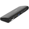 StarTech.com dviejų monitorių USB 3.0 prijungimo stotelė su HDMI ir DVI/VGA~Dviejų monitorių USB 3.0 nešiojamojo kompiuterio prijungimo stotelė su HDMI/DVI/VGA, 3x USB-A šakotuvu, GbE, garso įranga, universali A tipo prijungimo stotelė, skirta Windows/macOS/ChromeOS – atitinka TAA