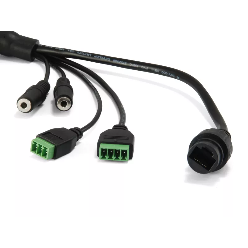 LevelOne HUBBLE fiksuoto kupolo IP tinklo kamera, H.265, 3 megapikselių, 802.3af PoE, IR šviesos diodai, vidaus/lauko, atspari vandalizmui