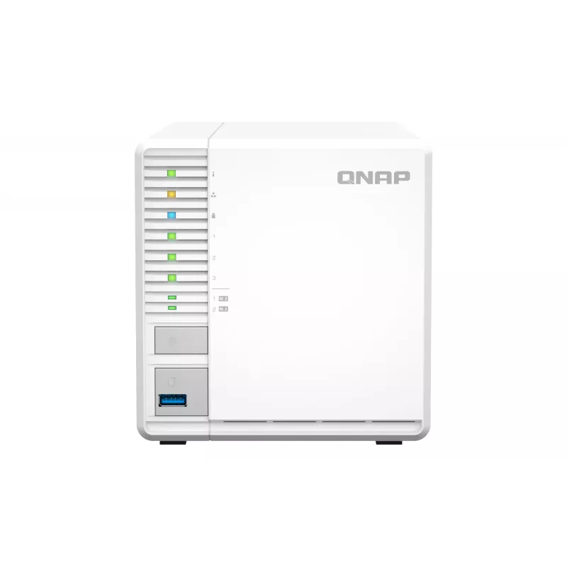 QNAP TS-364 NAS bokštas Intel® Celeron® N5095 8 GB DDR4 0 TB QNAP Turbo System balta