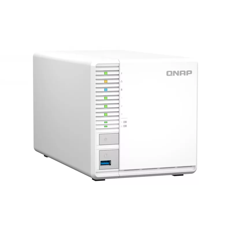 QNAP TS-364 NAS bokštas Intel® Celeron® N5095 8 GB DDR4 0 TB QNAP Turbo System balta