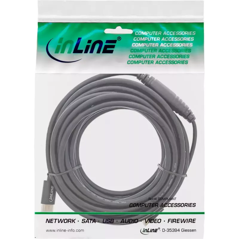 USB ekrano kabelis InLine 64111 USB-C kištukas į HDMI kištuką 1 m