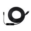 StarTech.com 9,8 pėdų / 3 m USB-C į DisplayPort 1.2 kabelis 4K 60Hz – USB-C į DisplayPort adapterio kabelis – HBR2 USB Type-C DP Alt Mode į DP monitoriaus vaizdo kabelis – veikia su Thunderbolt 3 – juodas