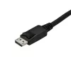 StarTech.com 9,8 pėdų / 3 m USB-C į DisplayPort 1.2 kabelis 4K 60Hz – USB-C į DisplayPort adapterio kabelis – HBR2 USB Type-C DP Alt Mode į DP monitoriaus vaizdo kabelis – veikia su Thunderbolt 3 – juodas