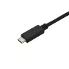 StarTech.com 9,8 pėdų / 3 m USB-C į DisplayPort 1.2 kabelis 4K 60Hz – USB-C į DisplayPort adapterio kabelis – HBR2 USB Type-C DP Alt Mode į DP monitoriaus vaizdo kabelis – veikia su Thunderbolt 3 – juodas