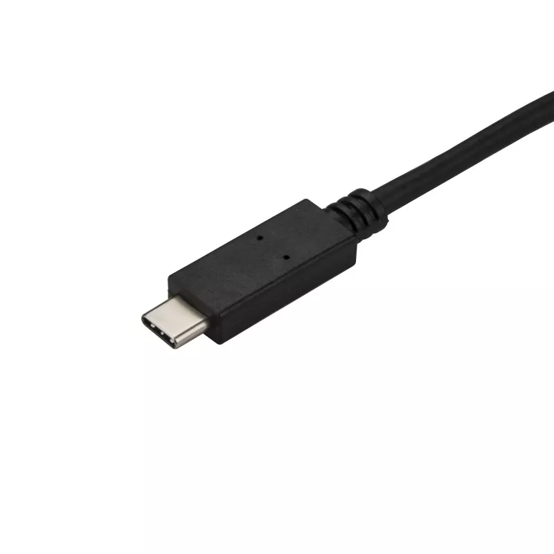 StarTech.com 9,8 pėdų / 3 m USB-C į DisplayPort 1.2 kabelis 4K 60Hz – USB-C į DisplayPort adapterio kabelis – HBR2 USB Type-C DP Alt Mode į DP monitoriaus vaizdo kabelis – veikia su Thunderbolt 3 – juodas