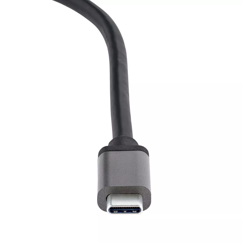 StarTech.com USB-C į dviejų DisplayPort 1.4 adapteris, USB Type-C kelių monitorių MST šakotuvas, dviejų 5K 60 Hz DP nešiojamojo kompiuterio ekrano plėtiklis / skirstytuvas, HDR, itin ilgas integruotas kabelis – tik „Windows“