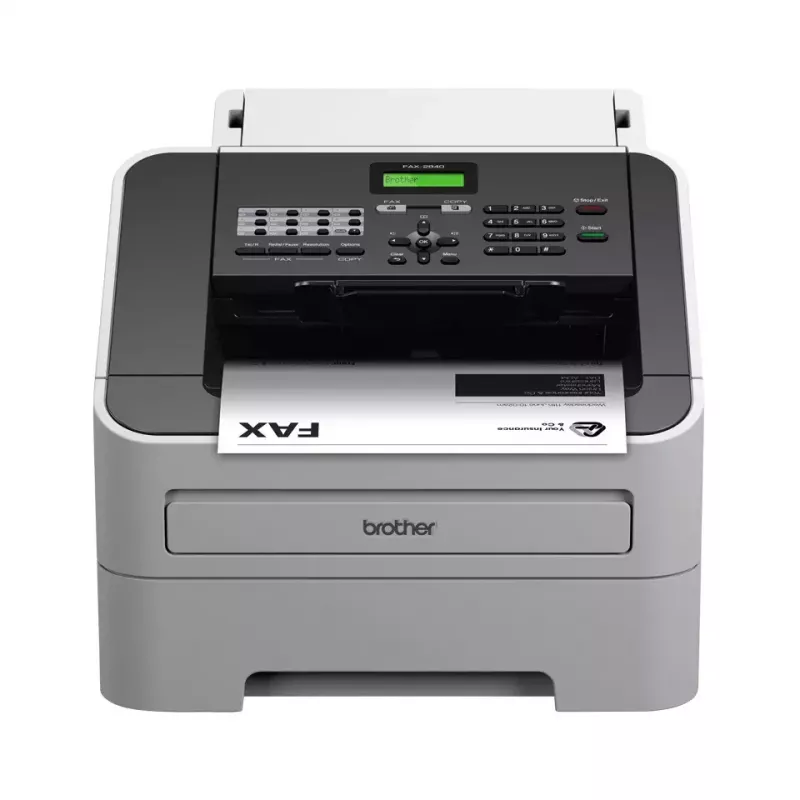 Brother FAX-2840 faksimilinis aparatas Lazerinis 33,6 Kbit/s A4 Juoda, Pilka