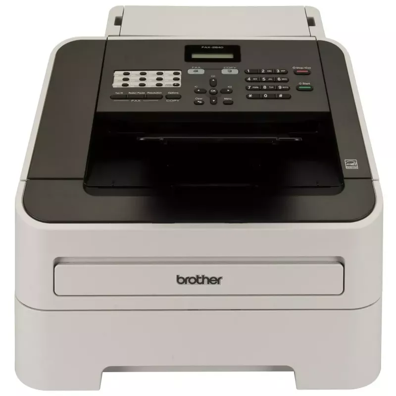 Brother FAX-2840 faksimilinis aparatas Lazerinis 33,6 Kbit/s A4 Juoda, Pilka