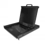 StarTech.com stelažinis KVM pultas - vieno prievado VGA KVM su 17 colių LCD monitoriumi serverio stelažui - pilnai funkcionalus universalus 1U LCD KVM stalčius su kabeliais ir tvirtinimo detalėmis - USB palaikymas - 50 000 MTBF