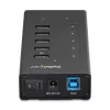 StarTech.com 7 prievadų USB C koncentratorius – USB Type-C į 2x USB-C/5x USB-A – komercinis metalinis USB 3.0 koncentratorius – SuperSpeed USB 3.2 Gen 1 (5 Gbps) – maitinamas iš tinklo – BC 1.2 greitasis įkrovimas – tvirtinamas / patvarus