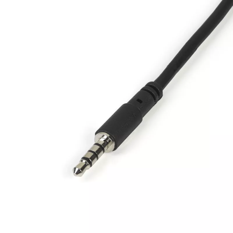 StarTech.com ausinių adapteris ausinėms su atskirais ausinių / mikrofono kištukais – 3,5 mm 4 kontaktų į 2x 3 kontaktų 3,5 mm (V/M)