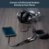 StarTech.com ausinių adapteris ausinėms su atskirais ausinių / mikrofono kištukais – 3,5 mm 4 kontaktų į 2x 3 kontaktų 3,5 mm (V/M)