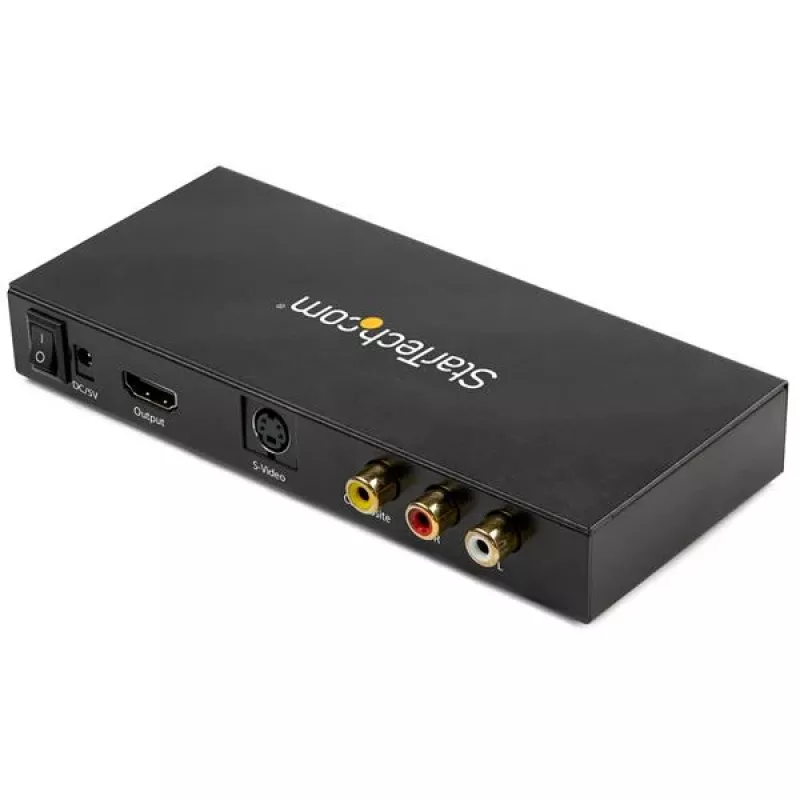 StarTech.com S-Video arba Composite į HDMI keitiklis su garsu - 720p - NTSC ir PAL
