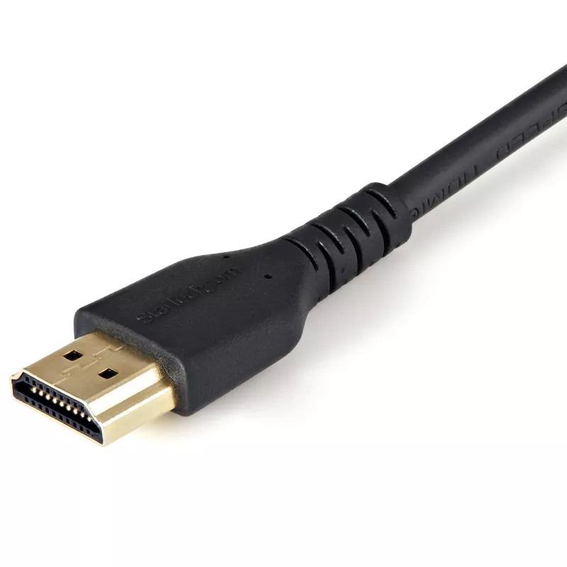 StarTech.com 6 pėdų (2 m) HDMI laidas su užrakinimo varžtu - 4K 60Hz HDR - Didelės spartos HDMI 2.0 monitoriaus laidas su užrakto varžto jungtimi saugiam prijungimui - HDMI laidas su Ethernet - M/M