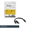 StarTech.com 6 colių stereo skirstytuvo laidas - 3,5 mm kištukas į 2x 3,5 mm lizdus