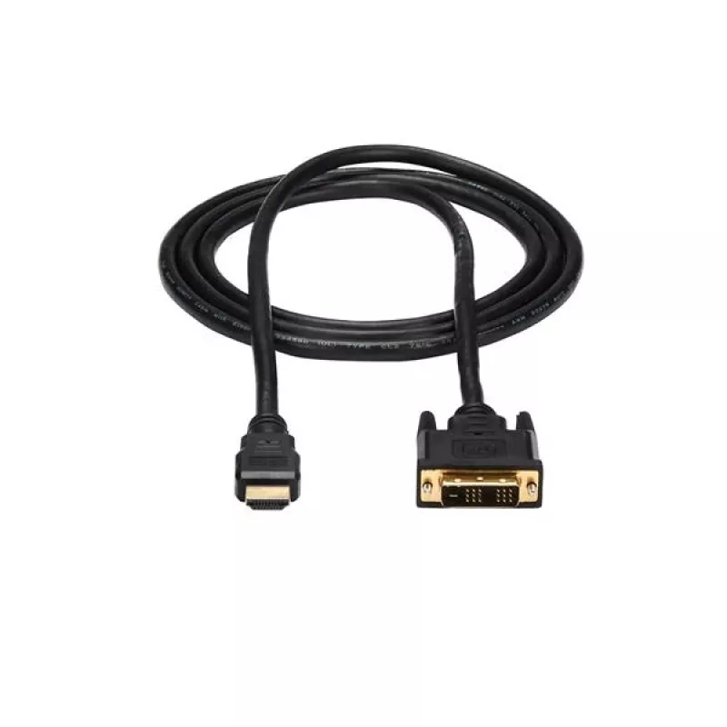 StarTech.com 6 ft HDMI į DVI-D kabelis - M/M, 1,8 m, HDMI, DVI-D, Vyriška, Vyriška, Tiesus