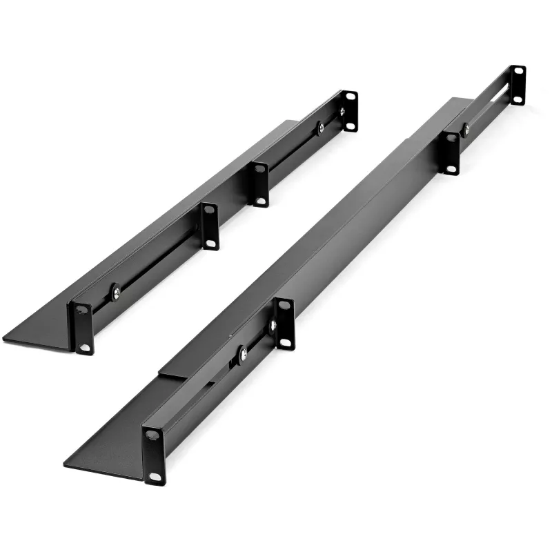 StarTech.com 1U 19 col. serverio stovo bėgeliai - 24-36 col. reguliuojamo gylio - universalūs 4 stulpų stovo montavimo bėgeliai - tinklo įrangos/serverio/UPS montavimo bėgelių rinkinys HPE ProLiant Dell PowerEdge