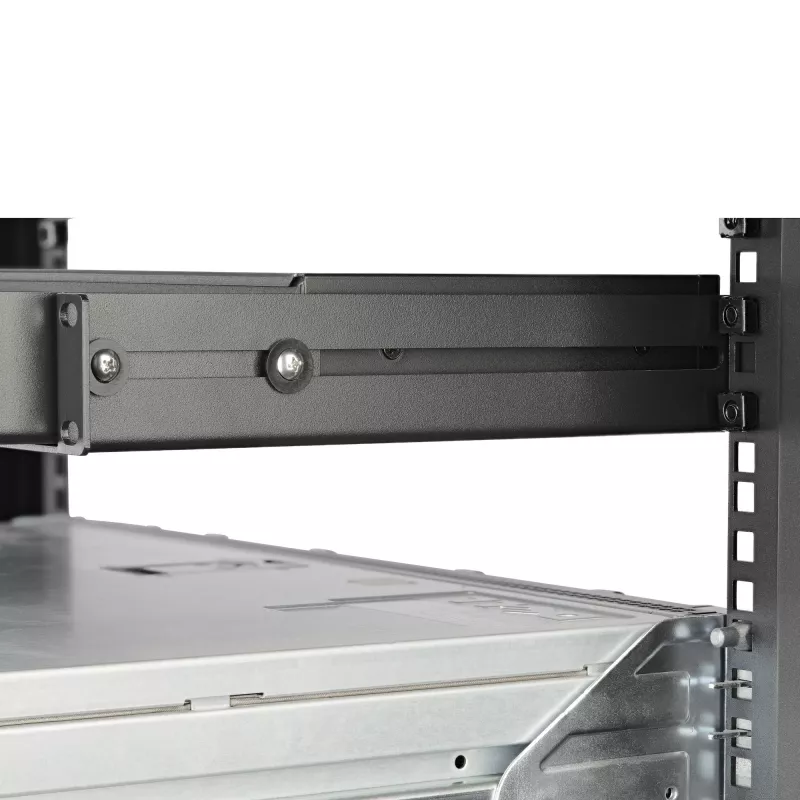 StarTech.com 1U 19 col. serverio stovo bėgeliai - 24-36 col. reguliuojamo gylio - universalūs 4 stulpų stovo montavimo bėgeliai - tinklo įrangos/serverio/UPS montavimo bėgelių rinkinys HPE ProLiant Dell PowerEdge