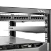 StarTech.com 1U 19 col. serverio stovo bėgeliai - 24-36 col. reguliuojamo gylio - universalūs 4 stulpų stovo montavimo bėgeliai - tinklo įrangos/serverio/UPS montavimo bėgelių rinkinys HPE ProLiant Dell PowerEdge