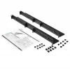StarTech.com 1U 19 col. serverio stovo bėgeliai - 24-36 col. reguliuojamo gylio - universalūs 4 stulpų stovo montavimo bėgeliai - tinklo įrangos/serverio/UPS montavimo bėgelių rinkinys HPE ProLiant Dell PowerEdge