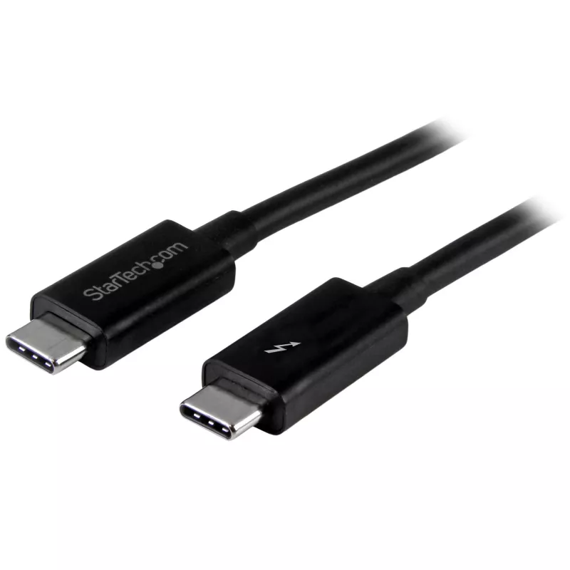 StarTech.com 1 m Thunderbolt 3 (20 Gbps) USB-C kabelis – suderinamas su Thunderbolt, USB ir DisplayPort