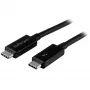 StarTech.com 1 m Thunderbolt 3 (20 Gbps) USB-C kabelis – suderinamas su Thunderbolt, USB ir DisplayPort