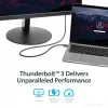 StarTech.com 1 m Thunderbolt 3 (20 Gbps) USB-C kabelis – suderinamas su Thunderbolt, USB ir DisplayPort