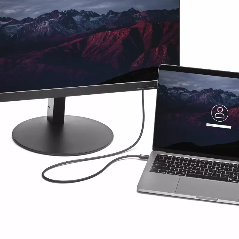 StarTech.com 2 m Thunderbolt 3 (20 Gbps) USB-C laidas – suderinamas su Thunderbolt, USB ir DisplayPort
