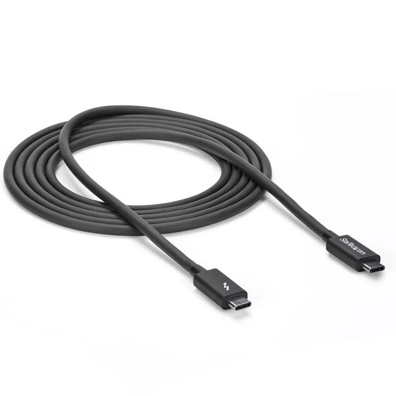 StarTech.com 2 m Thunderbolt 3 (20 Gbps) USB-C laidas – suderinamas su Thunderbolt, USB ir DisplayPort