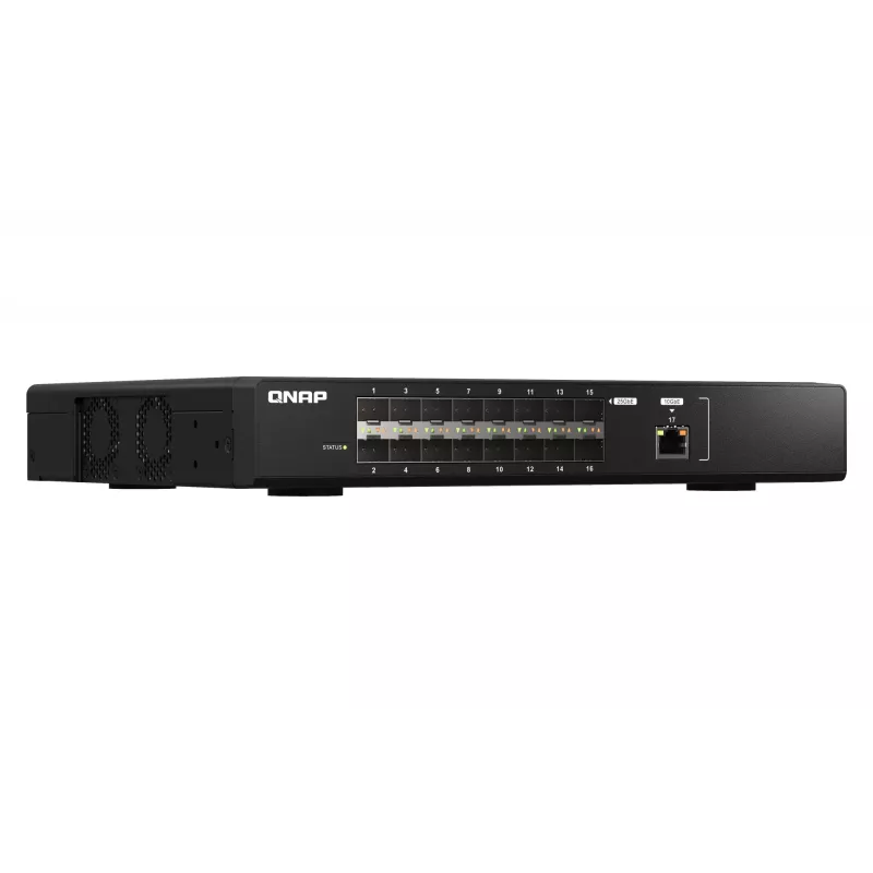 QNAP QSW-M5216-1T tinklo komutatorius Valdomas L2 Juodas