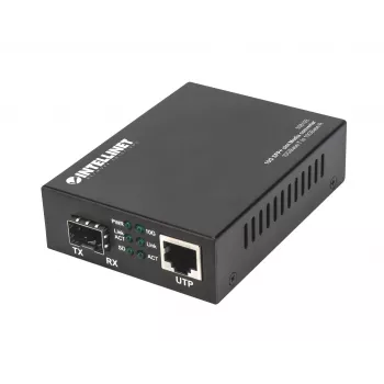Intellinet 10GBase-T į 10GBase-R medijos keitiklis, 1 x 10 GB SFP+ lizdas, 1 x 10GB RJ45 prievadas