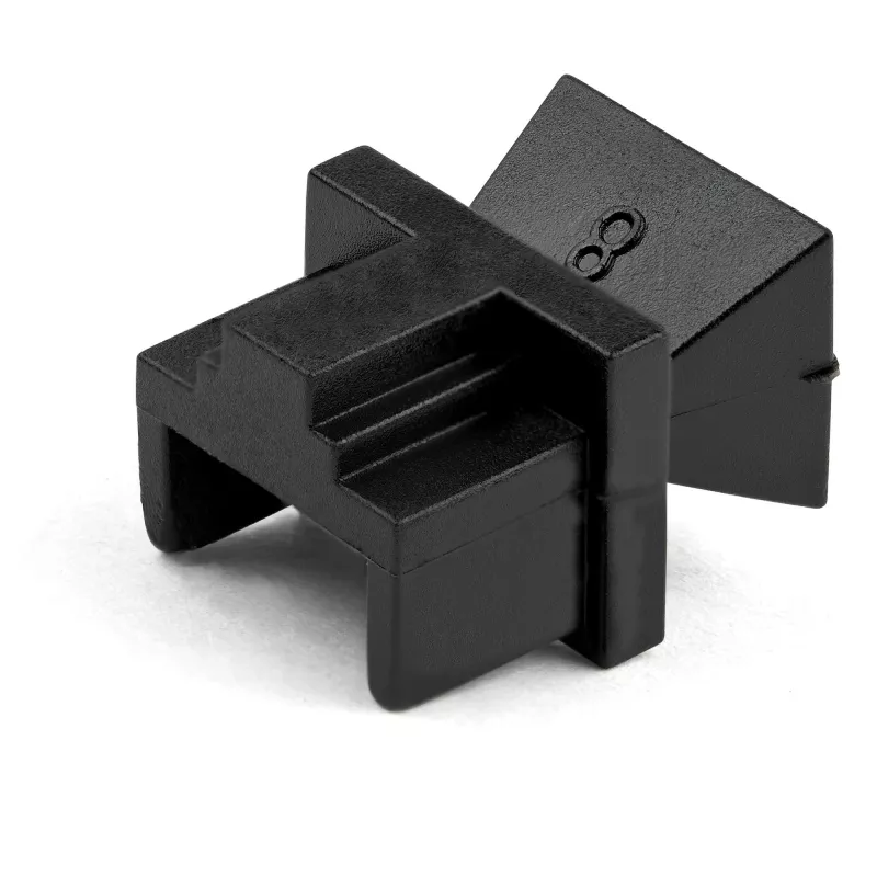 StarTech.com 100 vnt. RJ45 dulkių dangteliai - daugkartiniai RJ45 aklinai kištukai / dulkių gaubteliai - Ethernet / LAN prievadų apsaugos / blokatoriai - įsmeigiami RJ45 lizdo apsauginiai dangteliai, skirti šakotuvams, komutatoriams, maršrutizatoriams