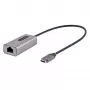 „StarTech.com“ USB-C į eterneto adapteris, USB 3.0 į Gigabit eterneto tinklo adapteris – 10/100/1000 Mb/s, USB-C į RJ45 eterneto adapteris (GbE), 12 colių pritvirtintas kabelis, diegimas be tvarkyklių
