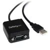 StarTech.com 8,3 pėdų (2,5 m) 1 prievado FTDI USB į nuoseklųjį RS232 adapterio kabelis su optine izoliacija, USB į RS232 adapteris – TAA