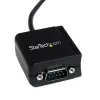 StarTech.com 8,3 pėdų (2,5 m) 1 prievado FTDI USB į nuoseklųjį RS232 adapterio kabelis su optine izoliacija, USB į RS232 adapteris – TAA