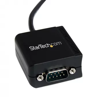 StarTech.com 8,3 pėdų (2,5 m) 1 prievado FTDI USB į nuoseklųjį RS232 adapterio kabelis su optine izoliacija, USB į RS232 adapteris – TAA