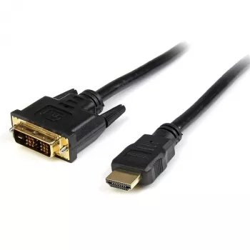 StarTech.com 3 m HDMI į DVI-D kabelis - M/M, 3 m, HDMI, DVI-D, Vyriška, Vyriška, Auksinė