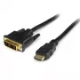 StarTech.com 3 m HDMI į DVI-D kabelis - M/M, 3 m, HDMI, DVI-D, Vyriška, Vyriška, Auksinė