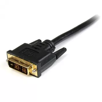 StarTech.com 3 m HDMI į DVI-D kabelis - M/M, 3 m, HDMI, DVI-D, Vyriška, Vyriška, Auksinė