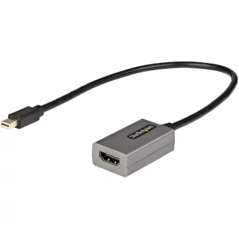 StarTech.com Mini DisplayPort į HDMI adapteris - mDP į HDMI adapterio raktas - 1080p - Mini DisplayPort 1.2 į HDMI monitorių/ekraną - Mini DP į HDMI vaizdo keitiklis - 12 colių ilgio prijungtas kabelis - Atnaujinta MDP2HDMI versija