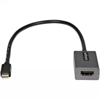 StarTech.com Mini DisplayPort į HDMI adapteris - mDP į HDMI adapterio raktas - 1080p - Mini DisplayPort 1.2 į HDMI monitorių/ekraną - Mini DP į HDMI vaizdo keitiklis - 12 colių ilgio prijungtas kabelis - Atnaujinta MDP2HDMI versija