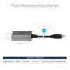 StarTech.com Mini DisplayPort į HDMI adapteris - mDP į HDMI adapterio raktas - 1080p - Mini DisplayPort 1.2 į HDMI monitorių/ekraną - Mini DP į HDMI vaizdo keitiklis - 12 colių ilgio prijungtas kabelis - Atnaujinta MDP2HDMI versija