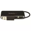 StarTech.com 4 prievadų nešiojamasis USB 2.0 šakotuvas su integruotu kabeliu