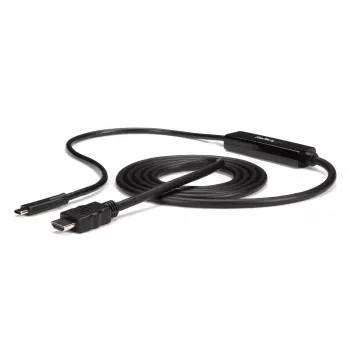 StarTech.com 6 pėdų (2 m) USB C į HDMI laidas – 4K 30 Hz USB Type-C į HDMI vaizdo ekrano keitiklis – USB-C DP alt režimo į HDMI monitoriaus adapterio laidas – Suderinamas su Thunderbolt