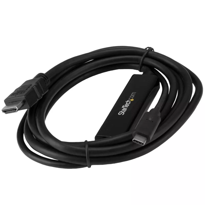 StarTech.com 6 pėdų (2 m) USB C į HDMI laidas – 4K 30 Hz USB Type-C į HDMI vaizdo ekrano keitiklis – USB-C DP alt režimo į HDMI monitoriaus adapterio laidas – Suderinamas su Thunderbolt