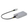 StarTech.com 4 prievadų USB šakotuvas - USB 3.0 5Gbps, maitinamas iš magistralės, USB-A į 4x USB-A šakotuvas su pasirinktinu papildomu maitinimo įvadu - nešiojamas staliniam / nešiojamam kompiuteriui USB šakotuvas, 30 cm laidas, USB plėtimo šakotuvas