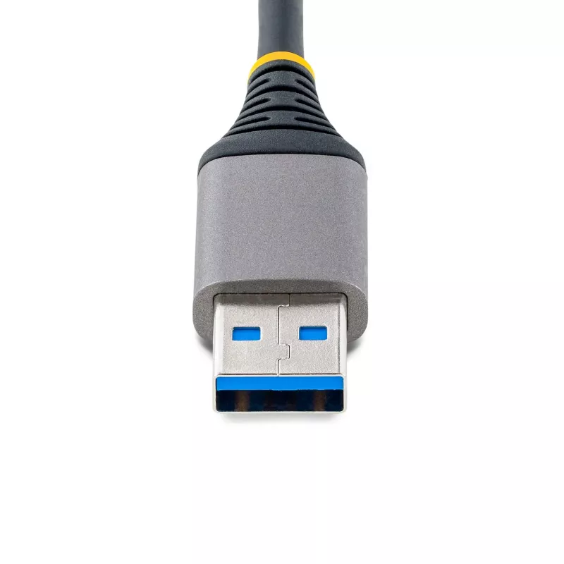 StarTech.com 4 prievadų USB šakotuvas - USB 3.0 5Gbps, maitinamas iš magistralės, USB-A į 4x USB-A šakotuvas su pasirinktinu papildomu maitinimo įvadu - nešiojamas staliniam / nešiojamam kompiuteriui USB šakotuvas, 30 cm laidas, USB plėtimo šakotuvas