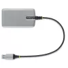 StarTech.com 4 prievadų USB šakotuvas - USB 3.0 5Gbps, maitinamas iš magistralės, USB-A į 4x USB-A šakotuvas su pasirinktinu papildomu maitinimo įvadu - nešiojamas staliniam / nešiojamam kompiuteriui USB šakotuvas, 30 cm laidas, USB plėtimo šakotuvas