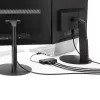 StarTech.com USB 3.0 Mini dokas – dviejų monitorių USB-A dokas su DisplayPort 4K 60Hz vaizdu ir Gigabitiniu eternetu – 1 pėdos (30 cm) kabelis – nešiojamasis USB 3.1 Gen 1 A tipo nešiojamojo kompiuterio adapteris